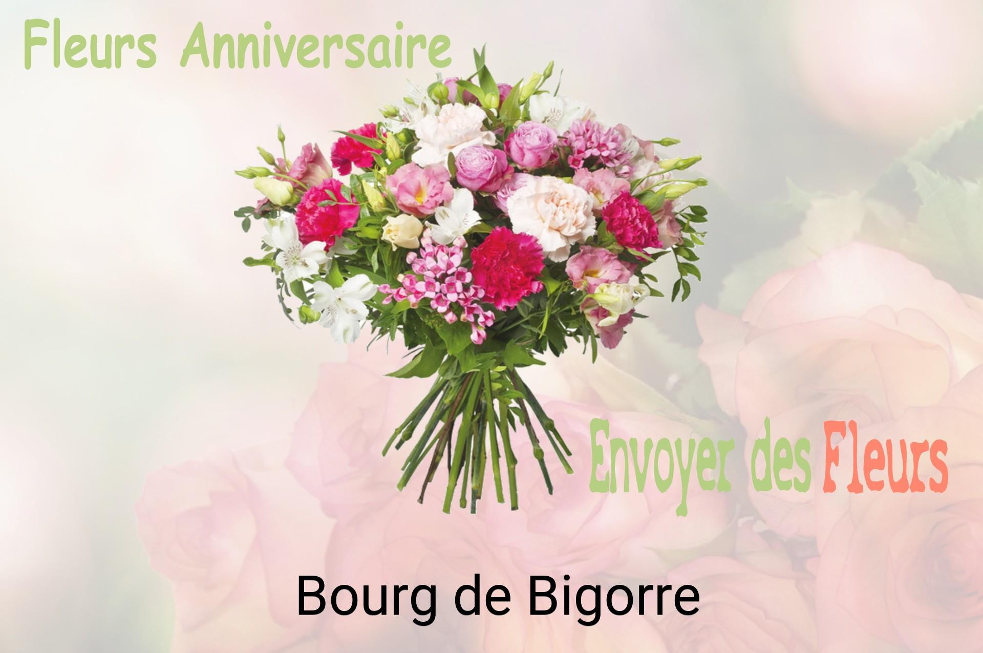 Bouquet de fleurs d’anniversaire livré à Bourg-de-Bigorre