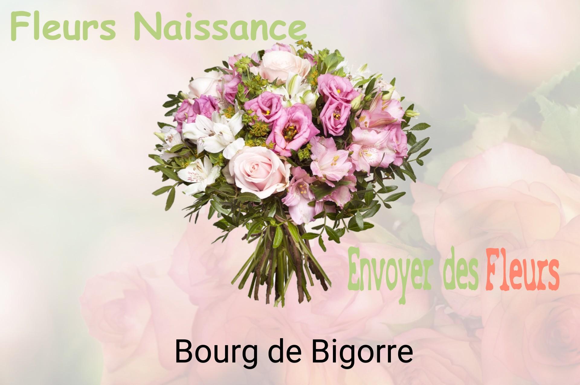 Bouquet de fleurs de naissance livré à Bourg-de-Bigorre