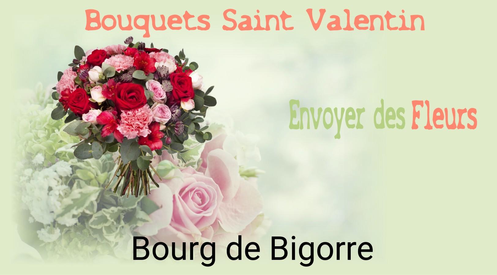 Roses de Saint-Valentin livrées à Bourg-de-Bigorre